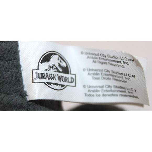 Jurassic World Mini Dinosaur Plush T Rex 7 Inch Stuffed Animal Gray Red Kids Toy - Picture 7 of 7
